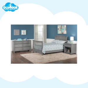 Child Craft Legacy Emerson 7-piece Nursery Set, Chelsea Gray