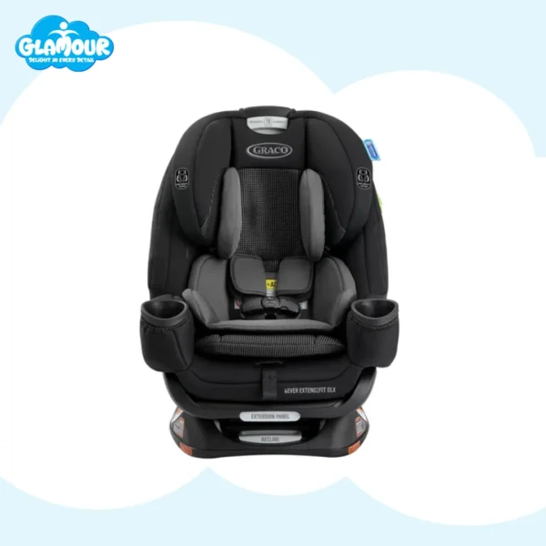 Graco 4Ever Extend2Fit DLX 4-in-1 Car Seat – 10 Years of Use, Rear-Facing up to 50 lbs