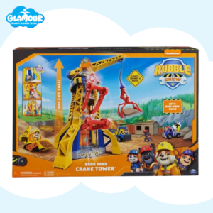 PAW Patrol Rubble & Crew Barkyard Crane Tower Playset