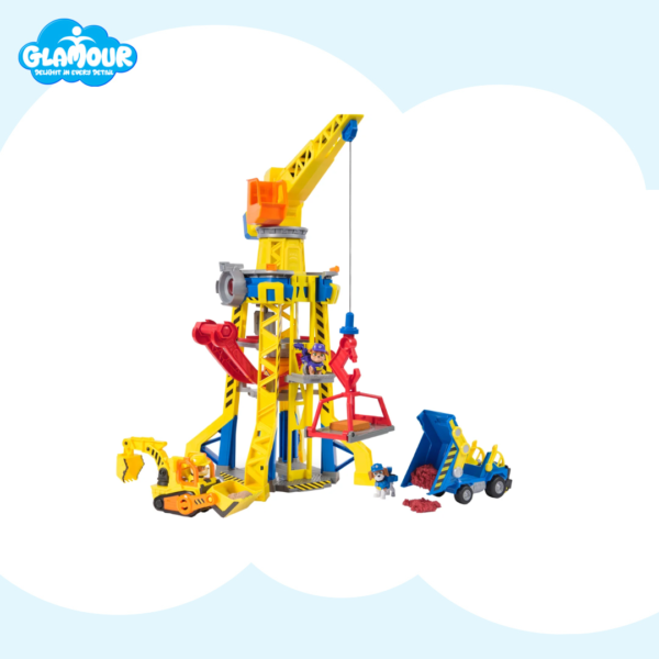 PAW Patrol Rubble & Crew Barkyard Crane Tower Playset - Image 2