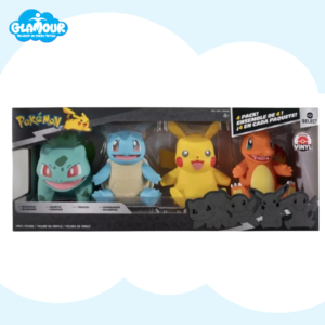 Pokémon Vinyl 8" Figure 4-Pack – Collectible Pokémon Figures Set