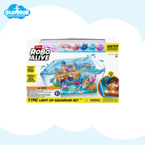 Robo Alive Light-Up Aquarium Set – Interactive Swimming Fish Tank Toy for Kids
